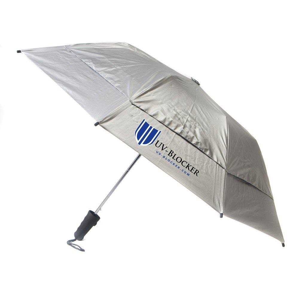 UV-Blocker UV Blocker Sun Umbrella Travel Wind Resistant Umbrella Auto Open UPF 55+ Sun Protection