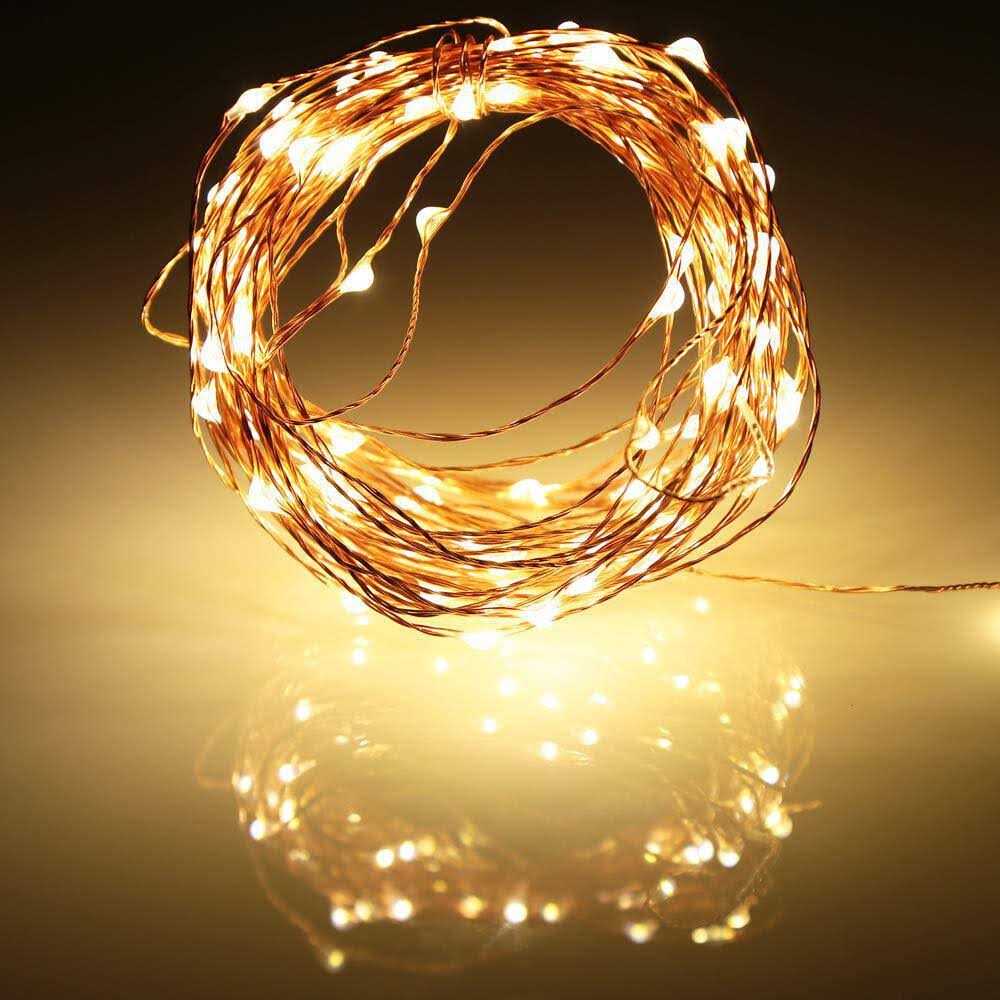 Ariceleo Led Fairy Lights Battery Operated Mini Battery Powered Copper Wire Starry Fairy Lights for Bedroom