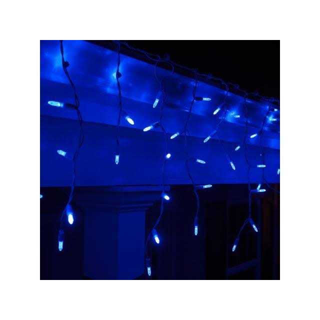 Wintergreen Lighting 7 ft. 70-Light LED M5 Icicle Light Set