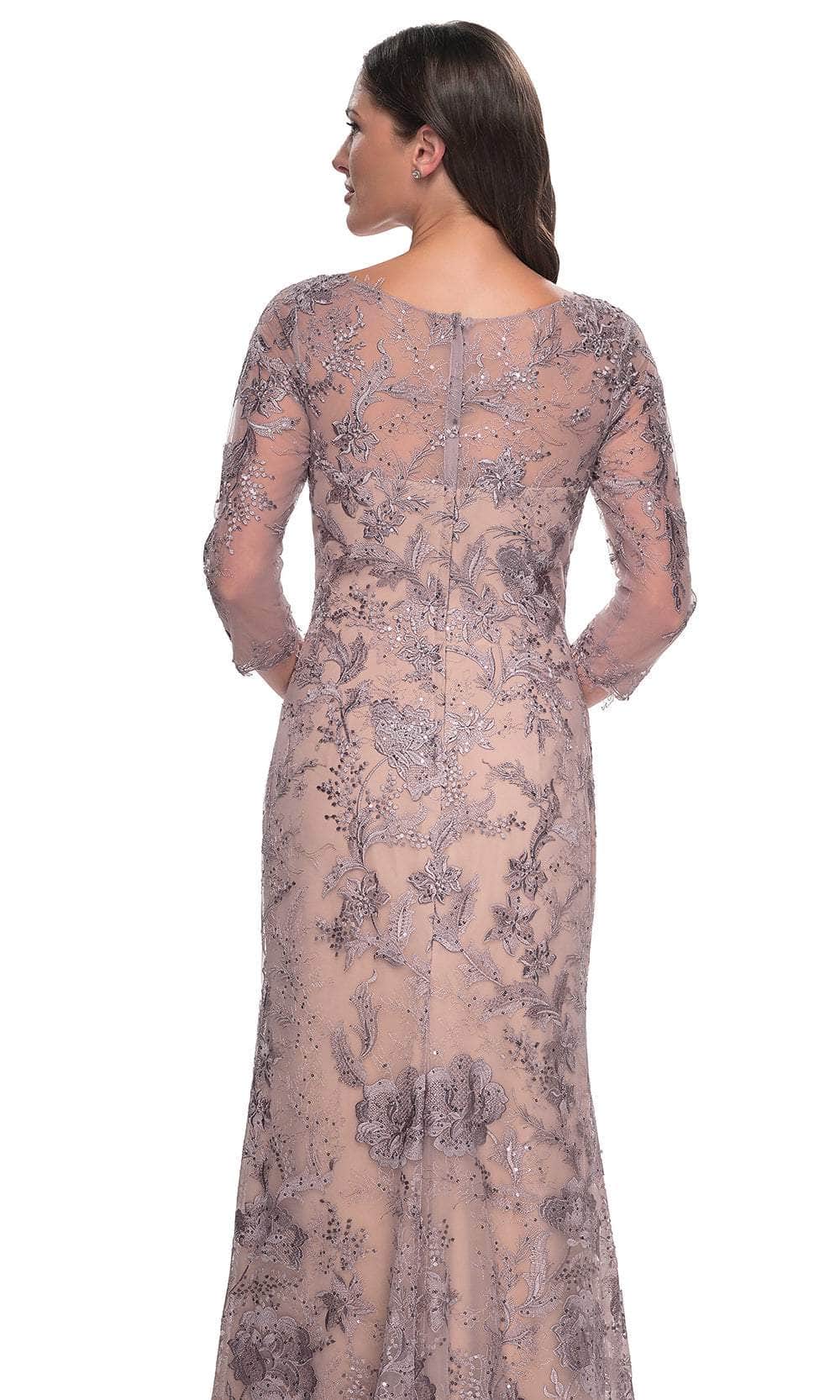 V-Neck Sheath Formal Dress