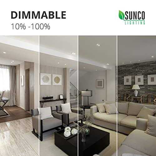 Sunco Lighting 4 Inch LED Can Lights Retrofit Recessed Lighting