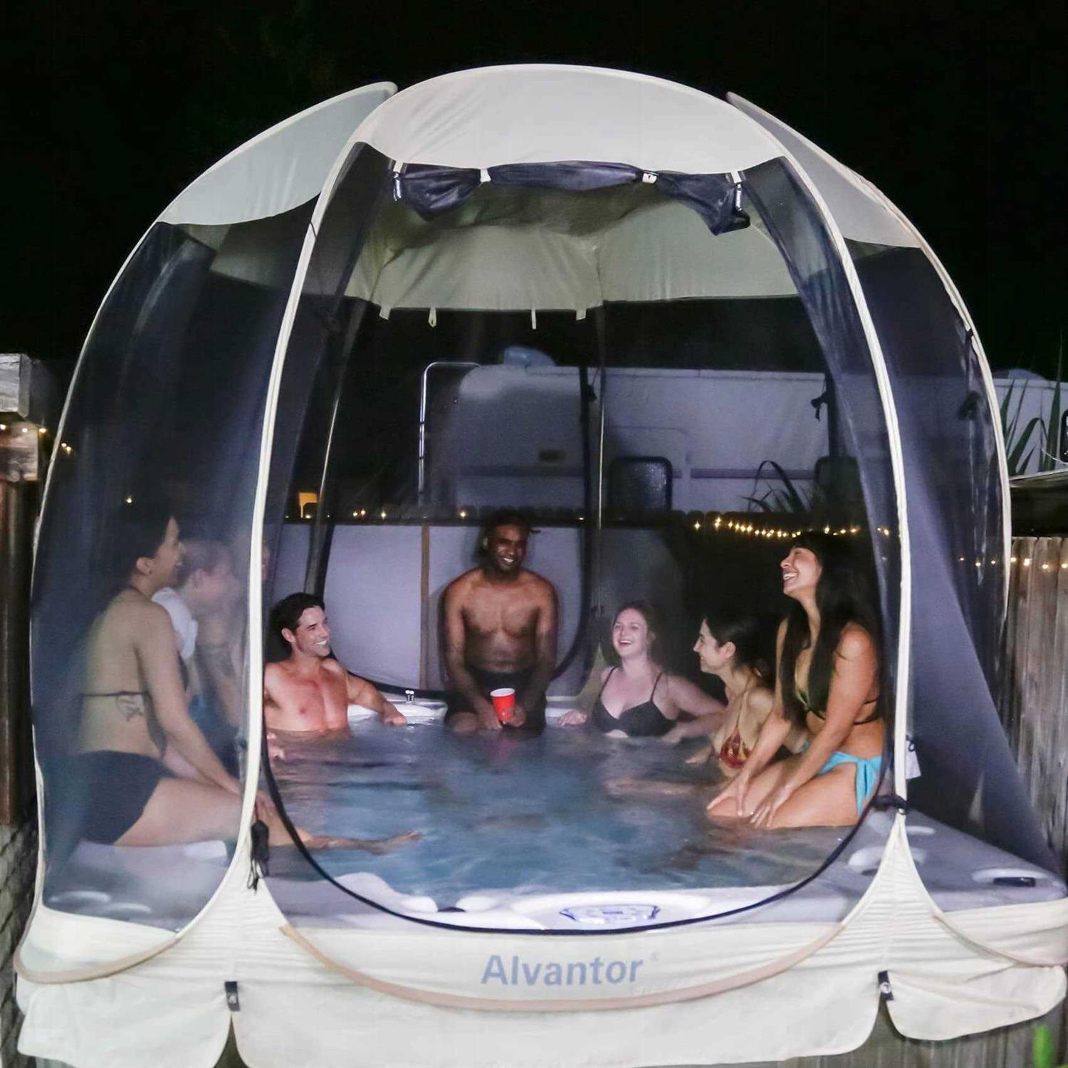 Alvantor Screen House Room Camping Tent Outdoor Canopy Pop Up Sun Shade Shelter Mesh Walls Not Waterproof