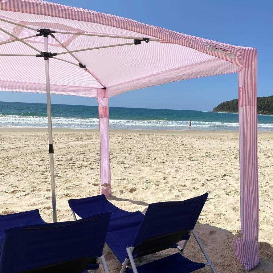 CoolCabanas Large Cabana coolcabana 5 noosa Beige Stripes