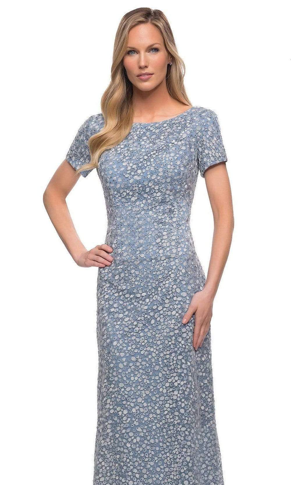 29134 Modest Embroidered Mother of the Bride A-line Dress