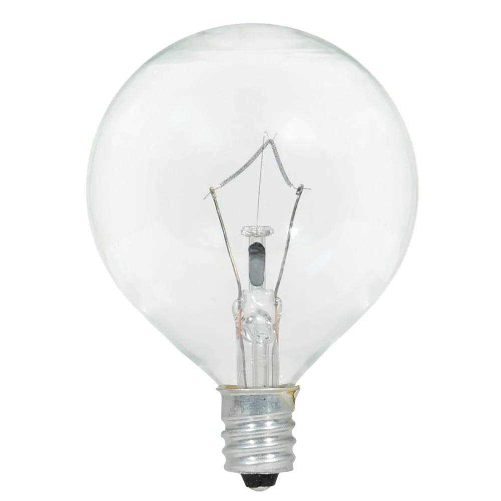 Sylvania 25-Watt Double Life G16.5 Incandescent Light Bulb