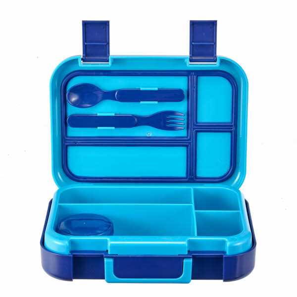 Your Zone Plastic Bento Box with 4 Compartments