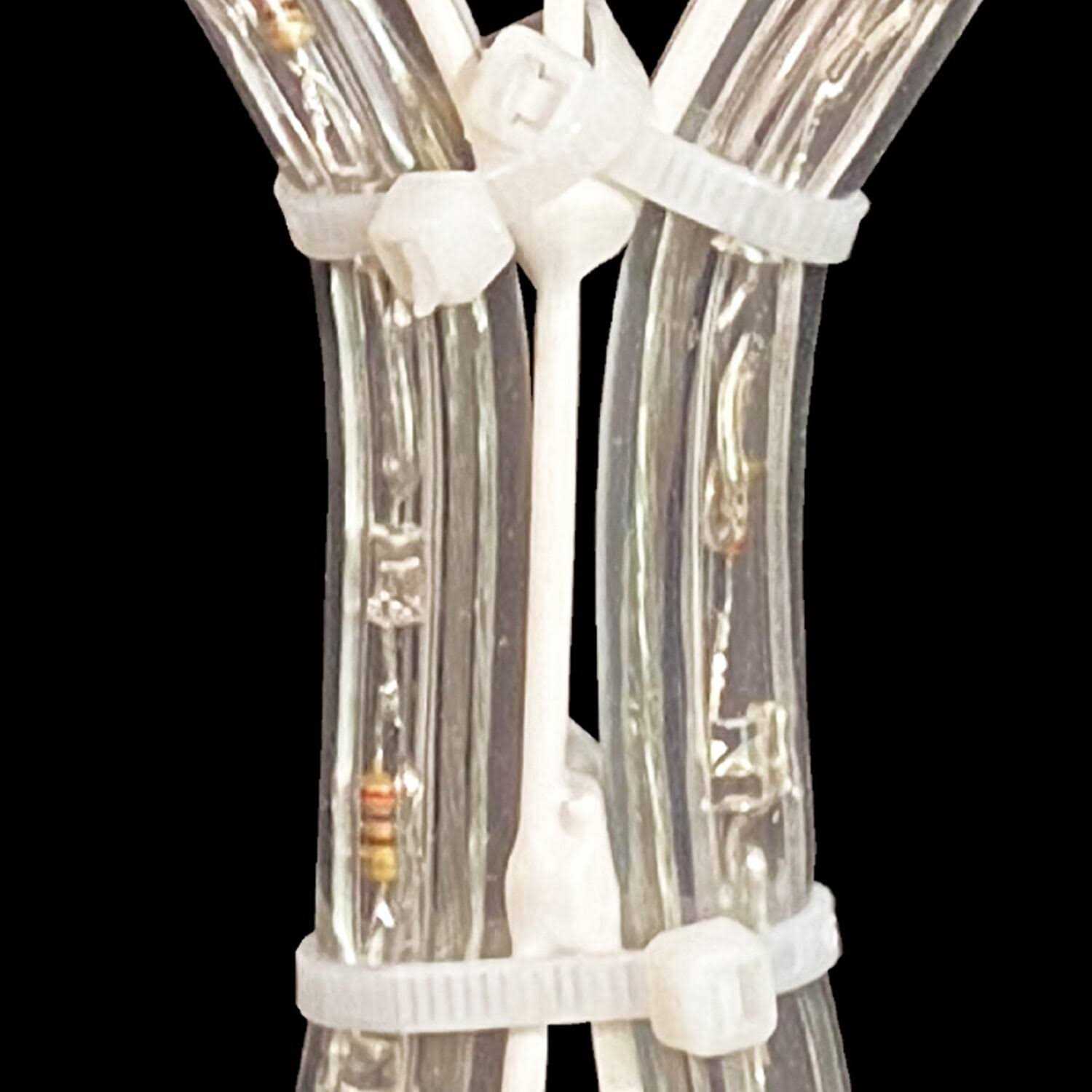 25 LED Rope Light White Warm White Twinkling Star Silhouette Motif Display