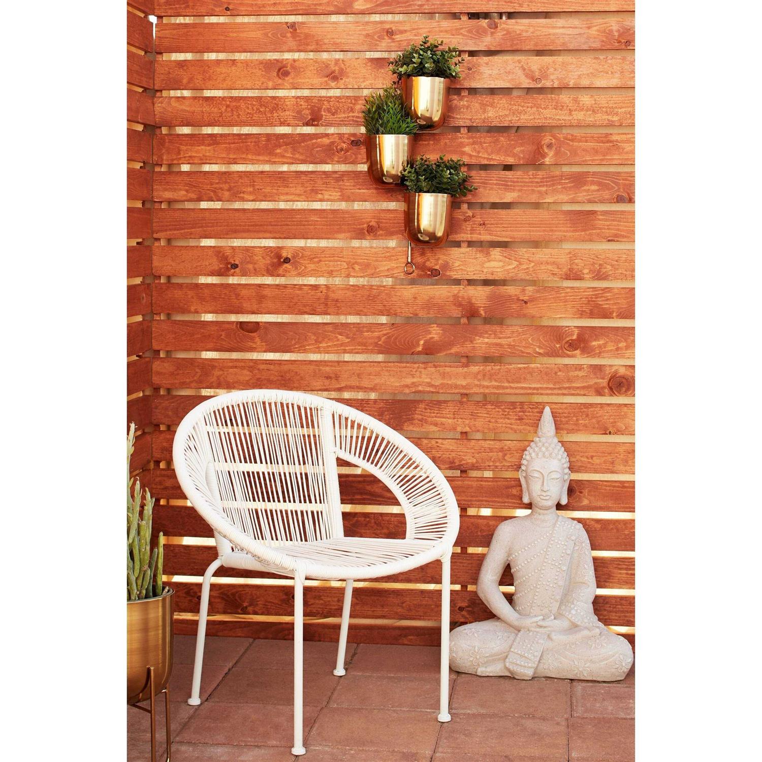 The Novogratz Contemporary Metal Hanging Wall Planter Rack