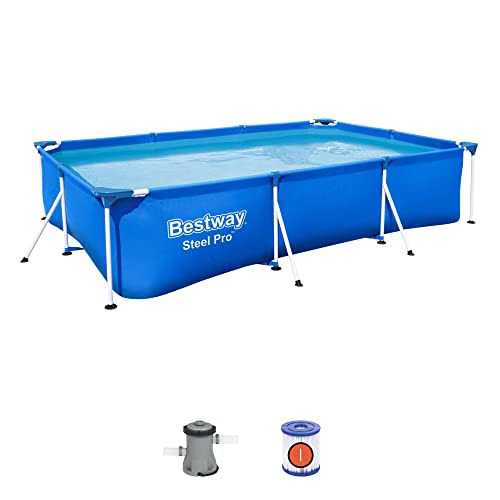 Bestway Steel Pro Rectangular Frame Above Ground Swimming Pool