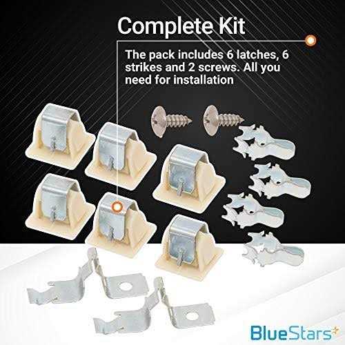 279570 Dryer Door Latch Strike Kit Replacement Part by BlueStars