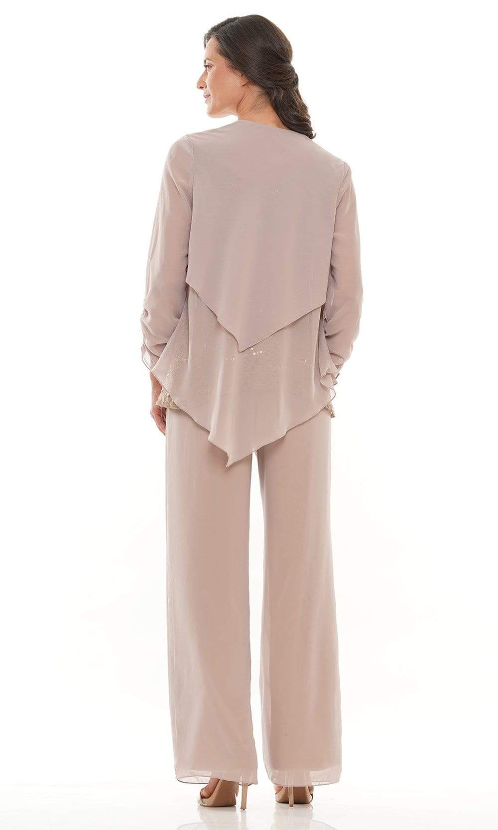 M303 Three-Piece Chiffon Lace Pantsuit
