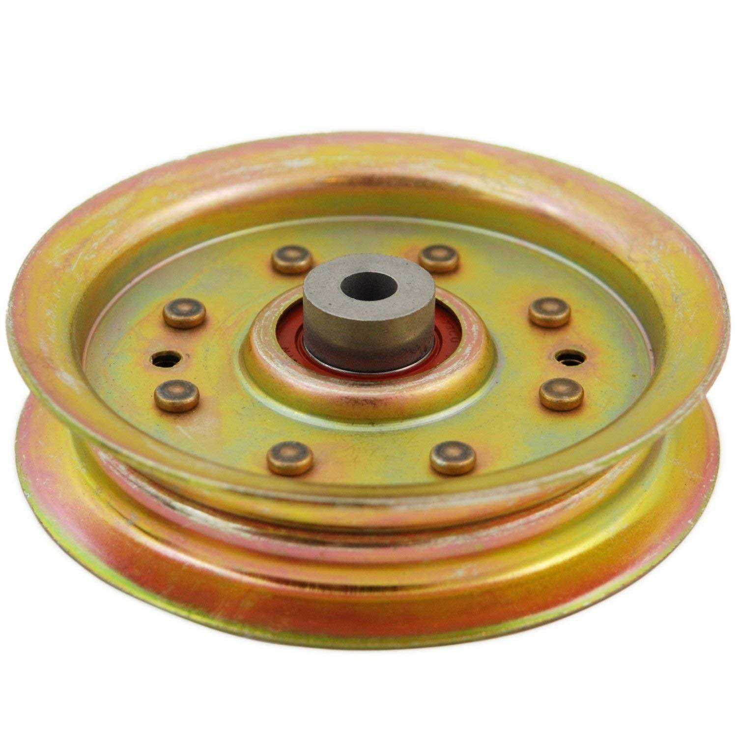80-91-043 Flat Idler Pulley 3/8 X 4-1/2 replaces MTD / Cub Cadet 756-05042 756-4129