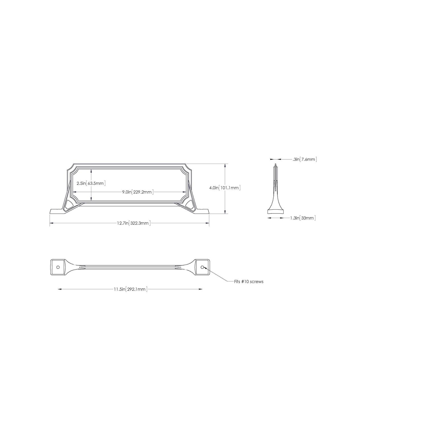 Architectural Mailboxes Manhattan Address Plaque