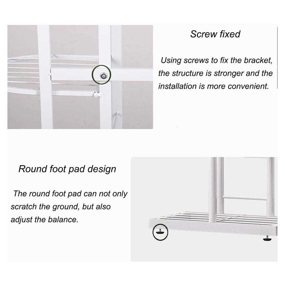 8-tires Plant Stand for Indoor and Outdoor