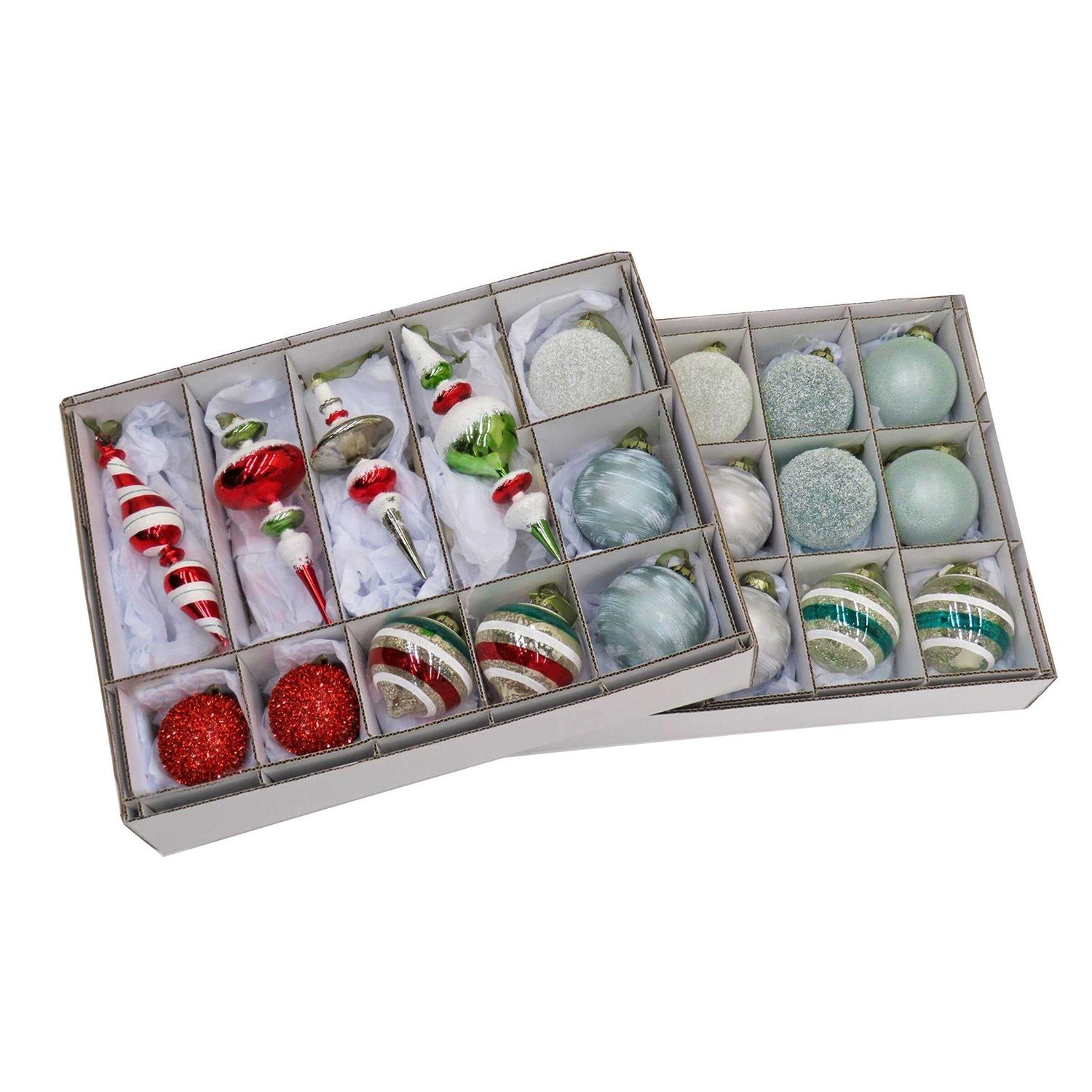 24 Piece HGTV Home Collection Nostalgic Traditions Ornaments