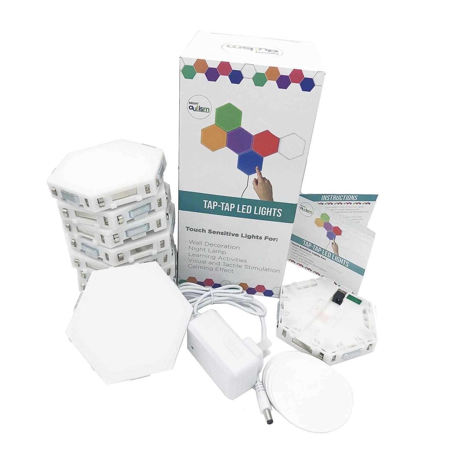Bright Autism Tap Led Lights – Touch Sensitive Lights, Visual Stimulation, Tactile and Sensory Tool