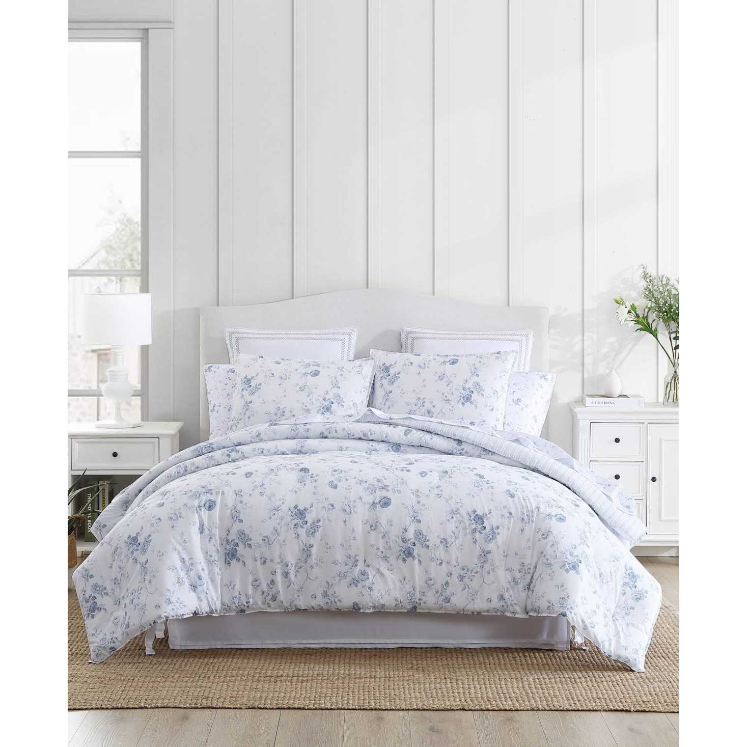 Laura Ashley Belinda Cotton Reversible Comforter Set