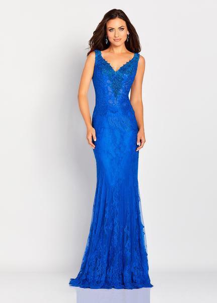 119662 Versatile Jeweled Lace Sheath Gown