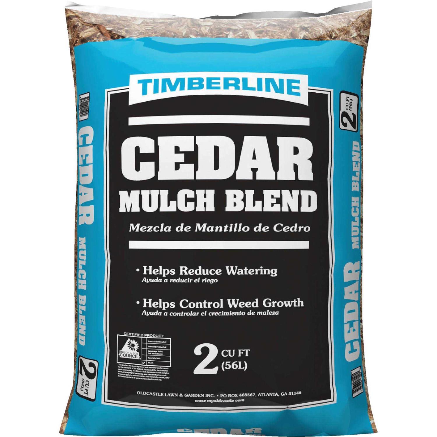 Timberline 2 cu. ft. Cedar Mulch