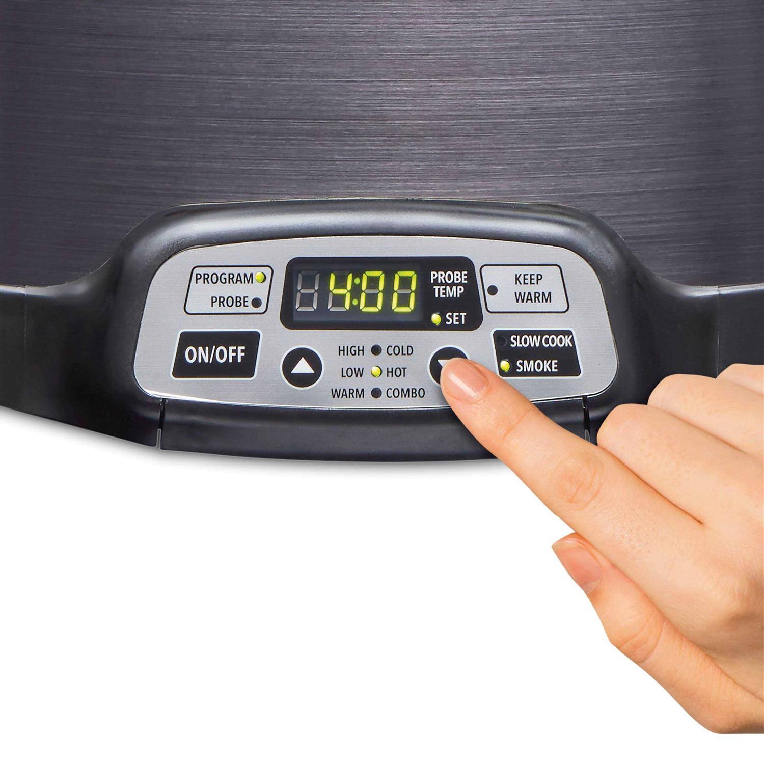 2 in 1 Indoor Smoker & Slow Cooker Weston