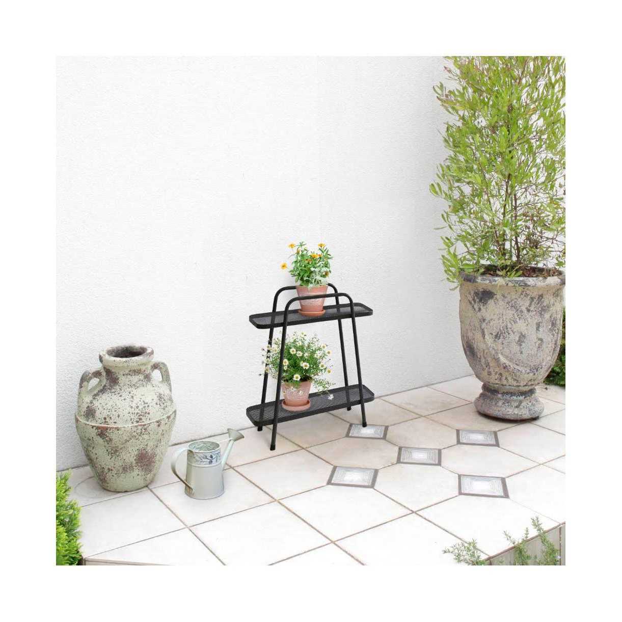 VegTrug Modern Plant Stand 2 Shelf