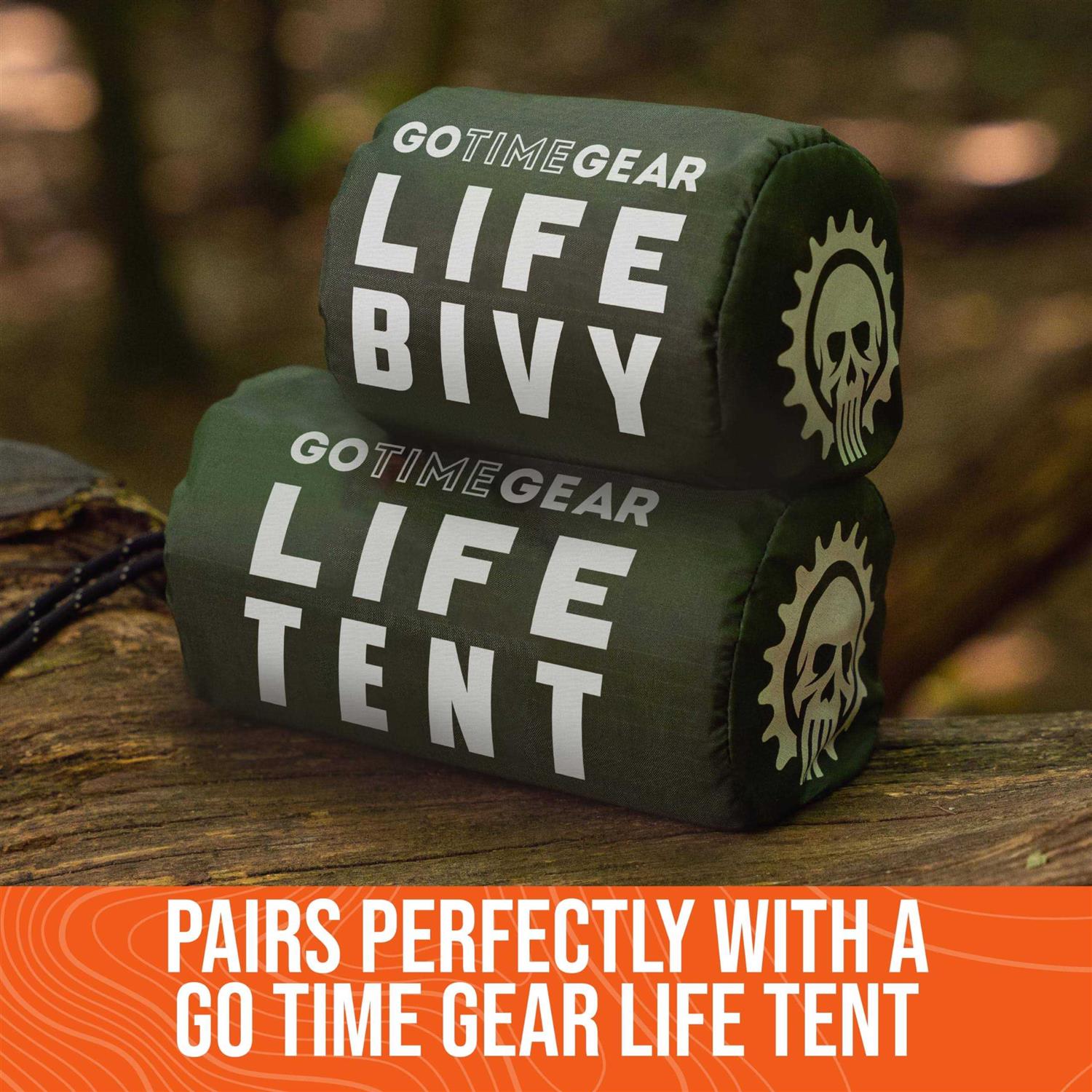 Go Time Gear Life Bivy Emergency Sleeping Bag Thermal Bivvy