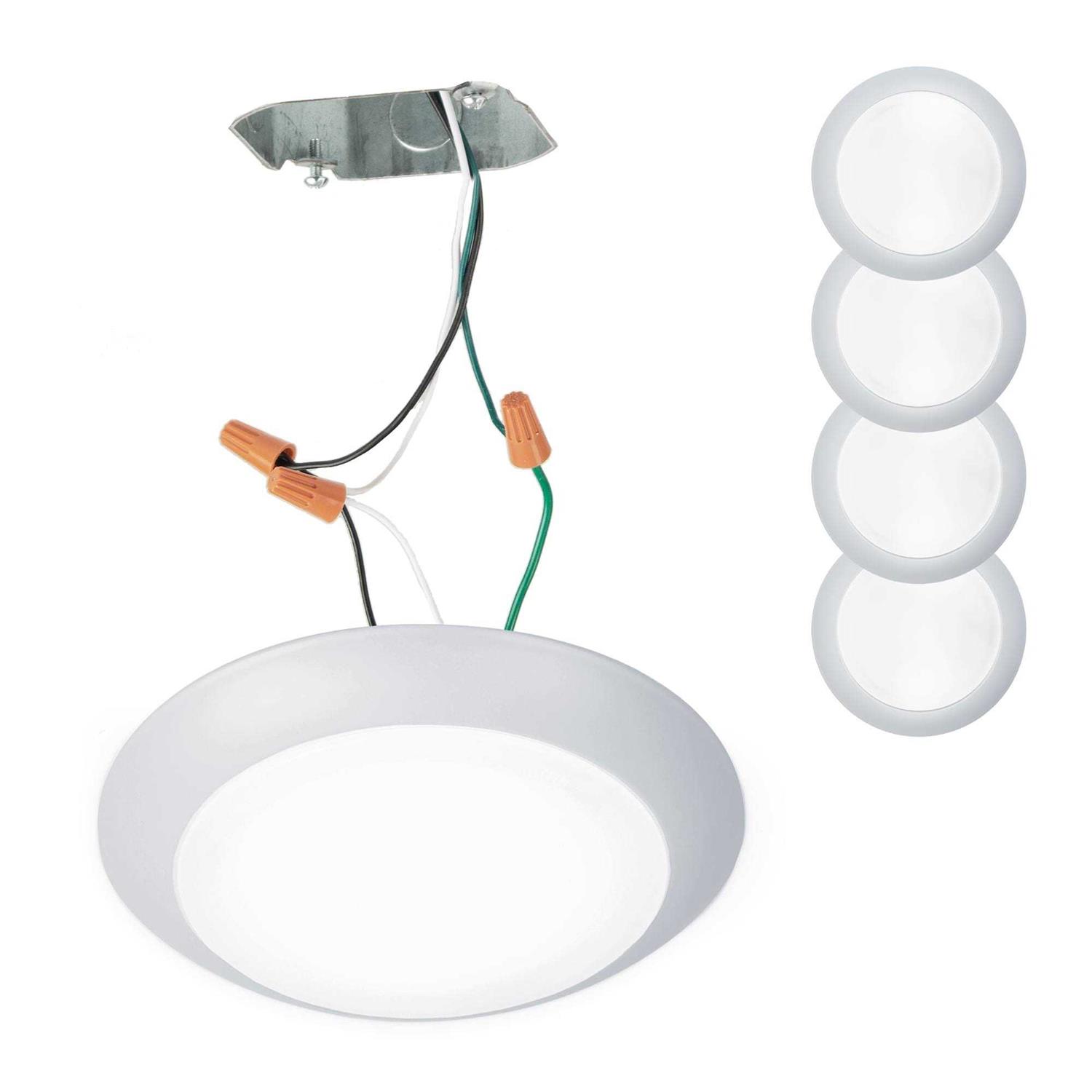 WAC Lighting-FM-306-930JB-WT-Disc-15W 3000K 1 LED Flush Mount