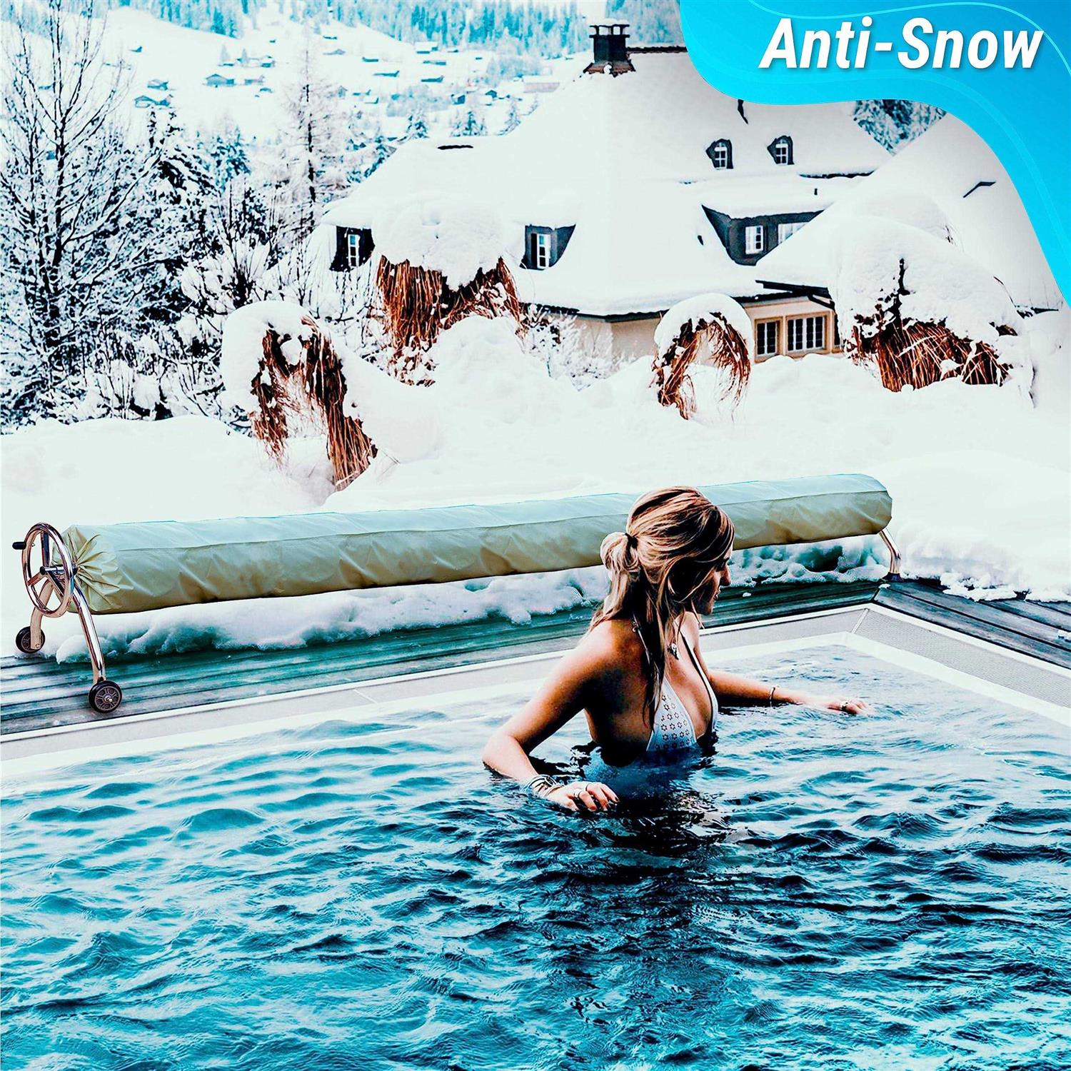 ARDILA VEELA Solar Pool Covers for Inground Pools Pools Reel up to 18FT