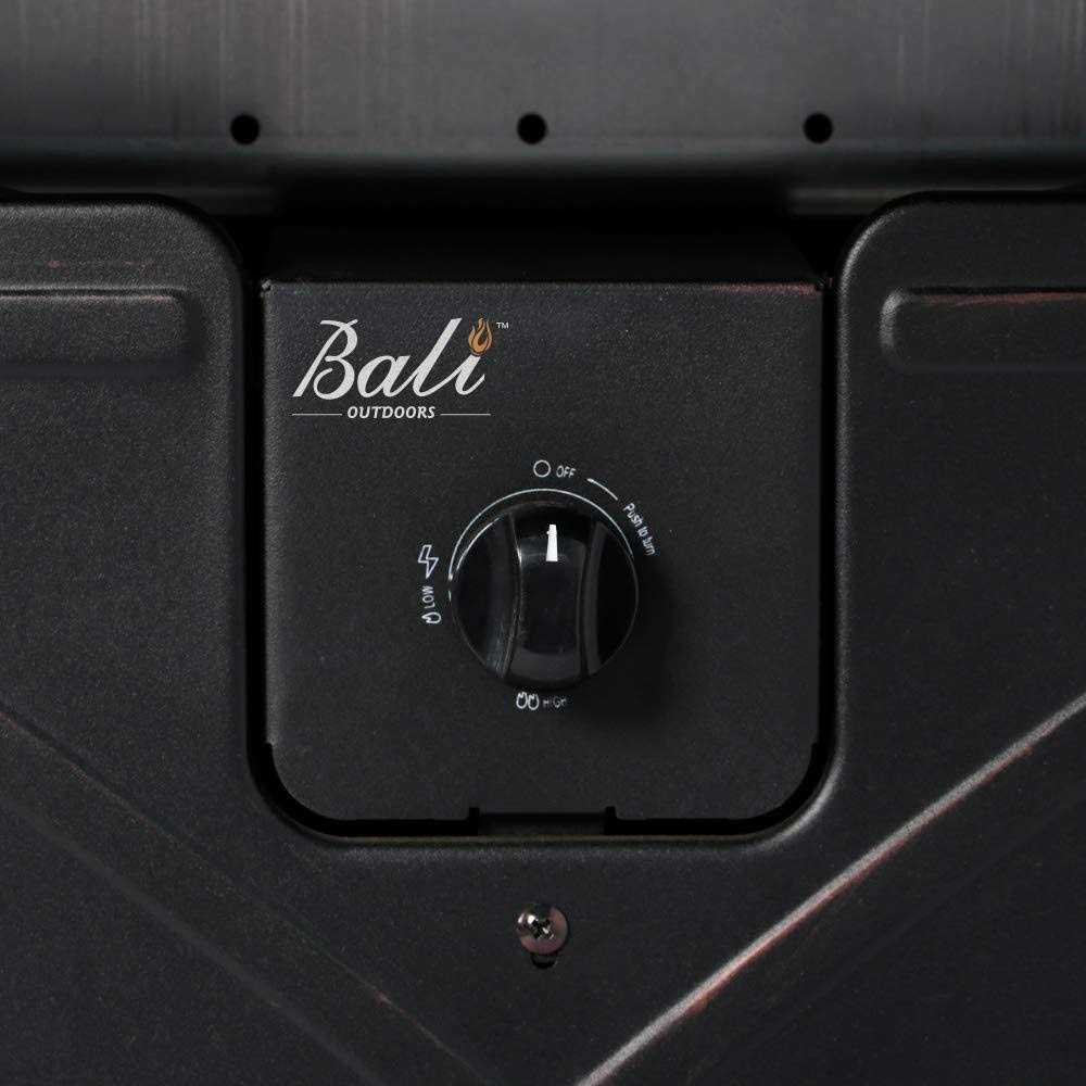 Bali Outdoors Gas Firepit Table, 28 Inch 50,000 Btu Square Outdoor Propane Fire Pit Table With Lid And Blue Fire Glass