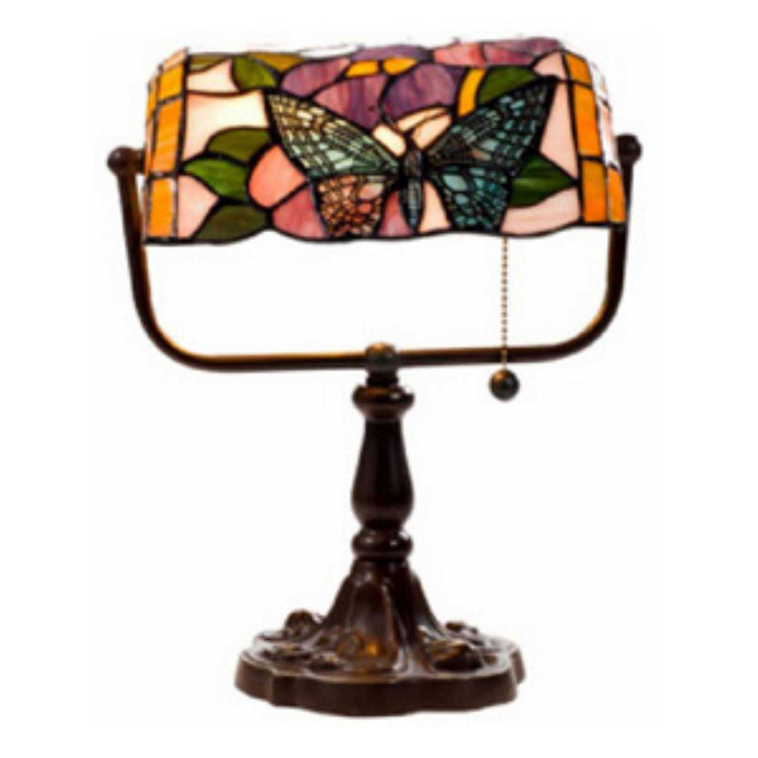 Warehouse of Tiffany Butterfly Banker Lamp