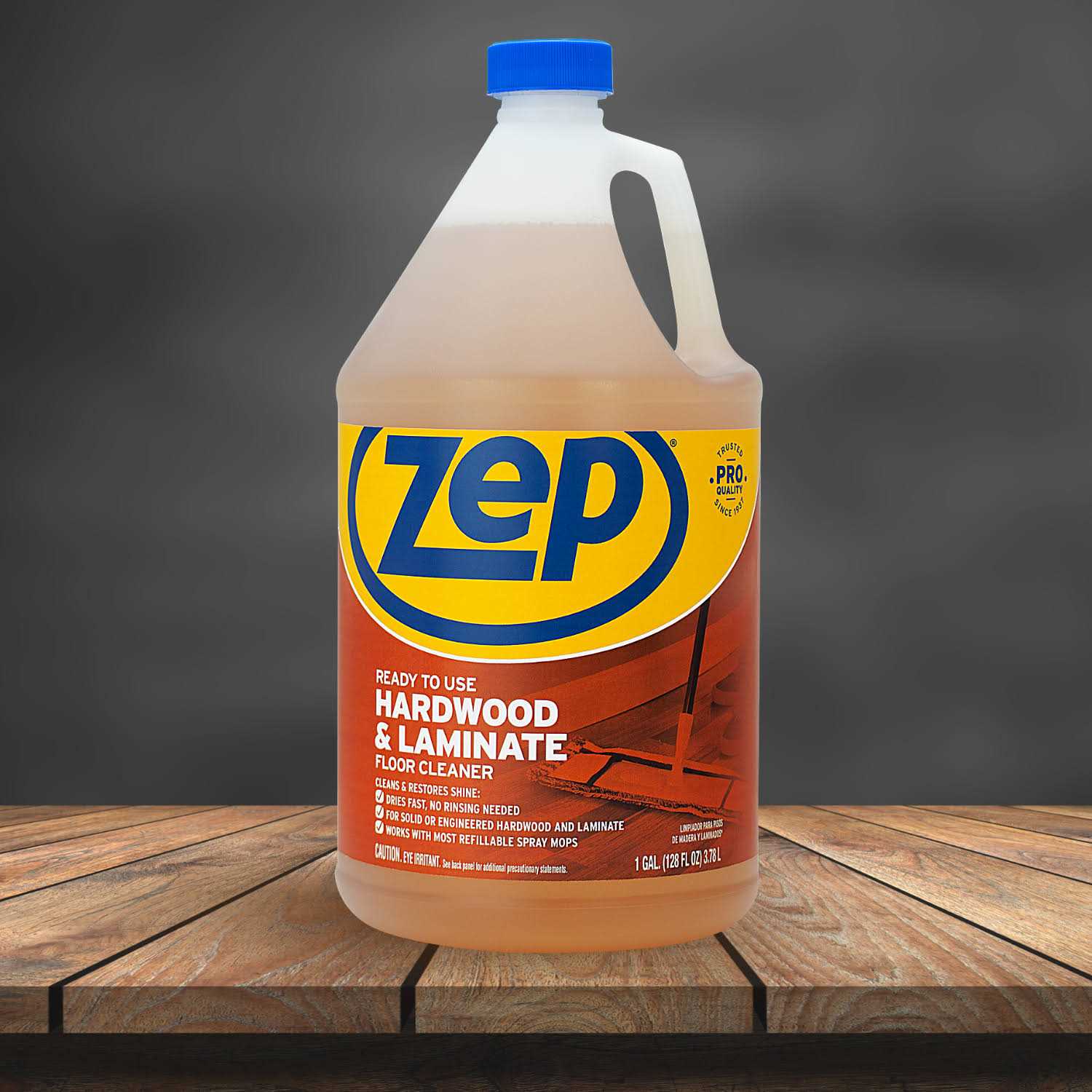 Zep Industrial Hardwood and Laminate Floor Cleaner 1 Gallon Eczuhlf1282