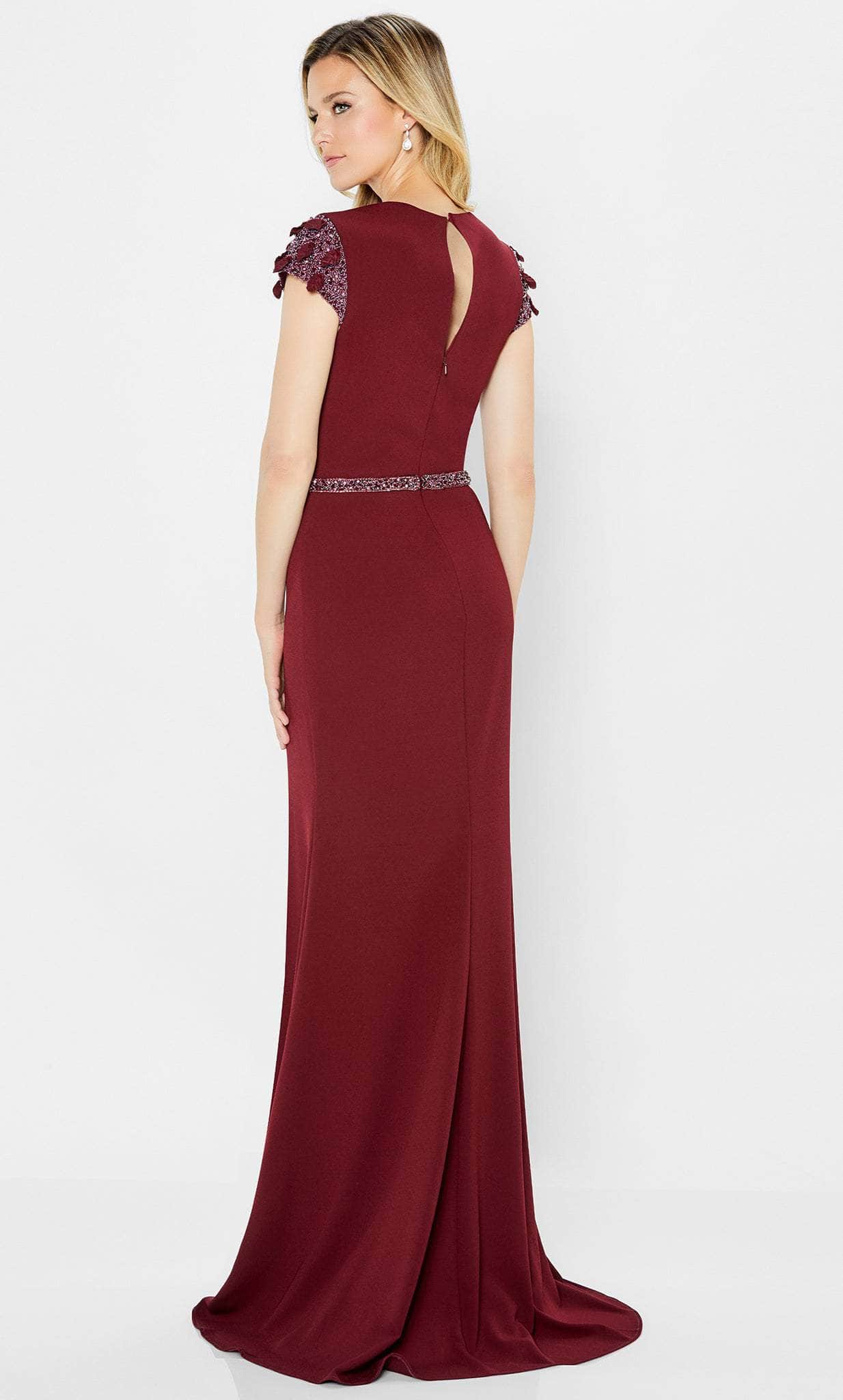 Beaded Waistband Formal Gown