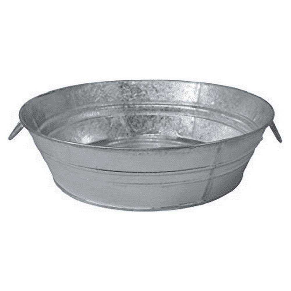 Behrens 102LFT Hot Dipped Steel Low Round Flat Tub
