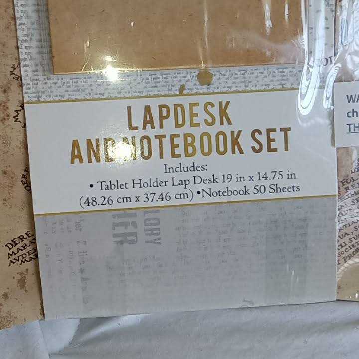 Innovative Designs Lap Desk for Kids with Notebook