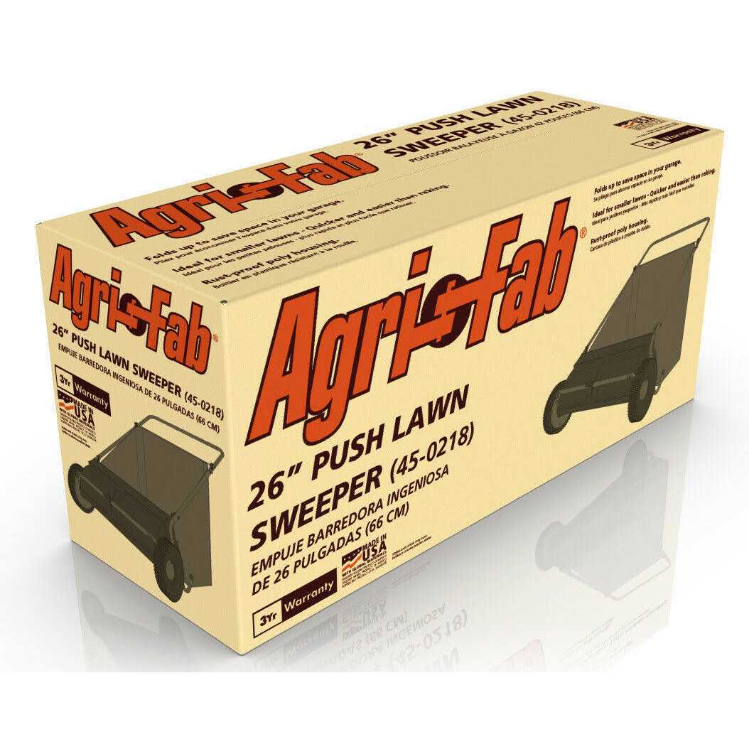 Agri-Fab 26 in. Push Lawn Sweeper 45-0218