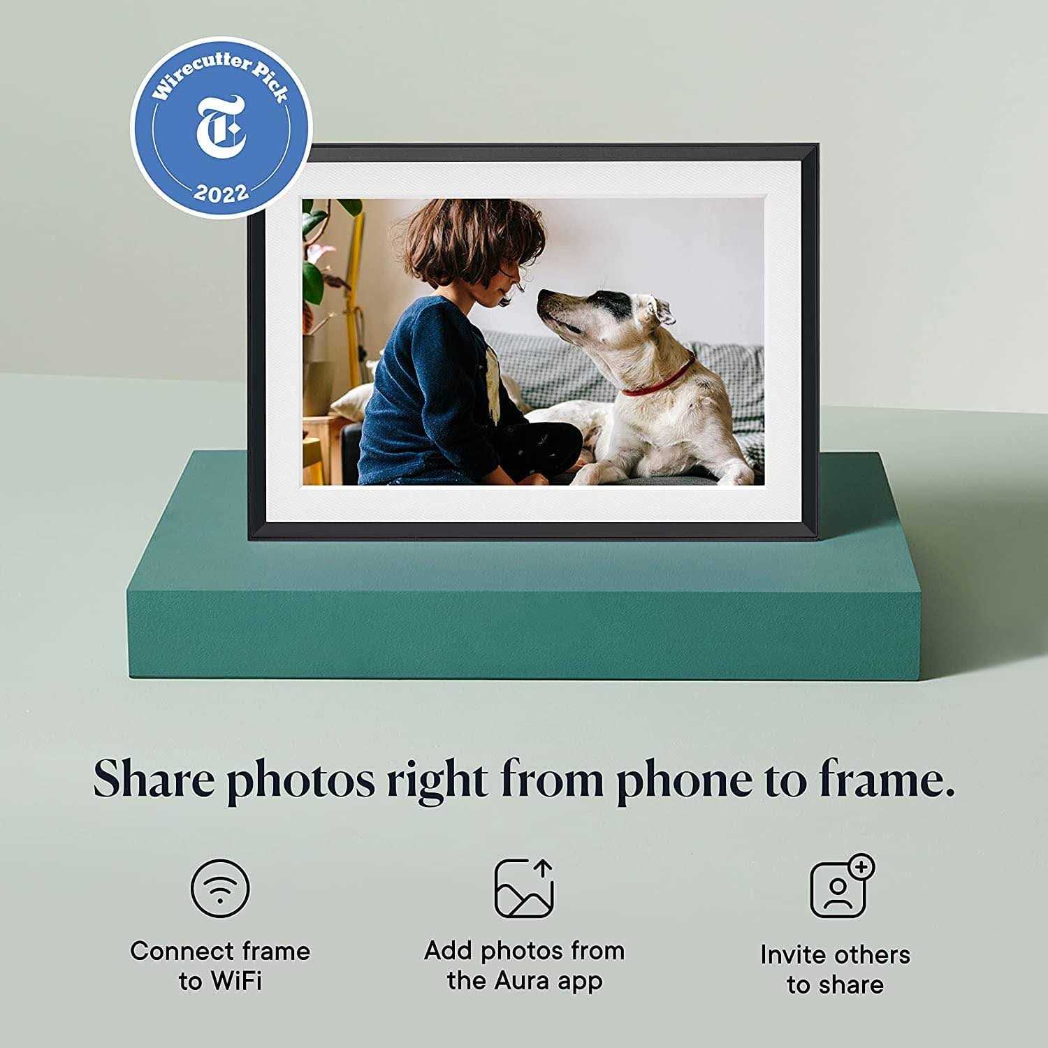 Aura Carver 10.1 Digital Photo Frame Matte