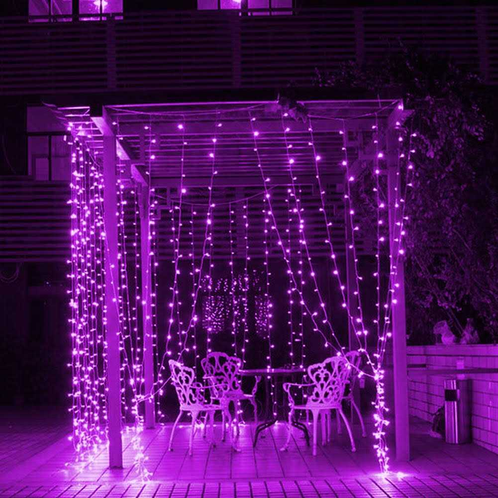 Twinkle Star 300 LED Window Curtain String Light for Christmas Wedding Party Home Garden Bedroom Outdoor Indoor Wall