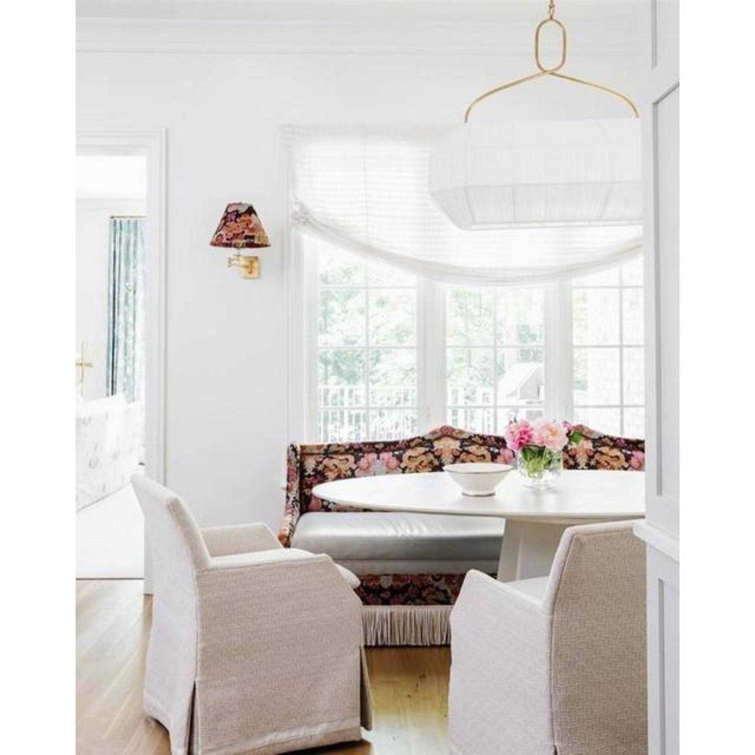 Visual Comfort Signature Primitive Swing Arm Wall Sconce Natural Paper S 2500HAB-NP