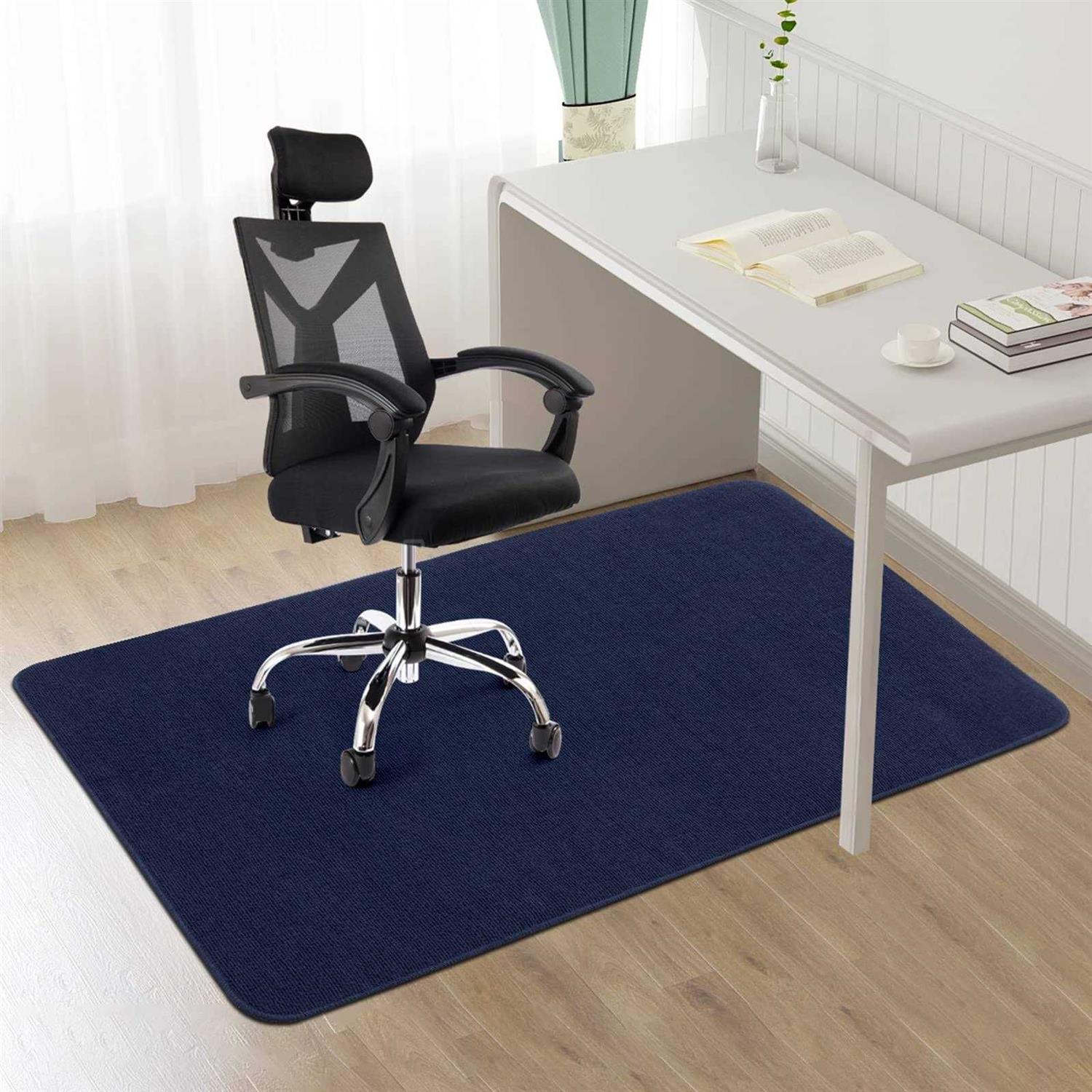 CELION Edging Office Chair Mat for Hardwood & Tile Floor 55×35 Computer Gaming Rolling Chair Mat