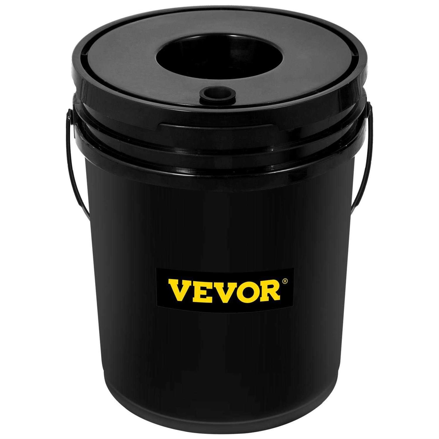 VEVOR DWC Hydroponic System 5 Gallon 4-8 Buckets Deep Water Culture Growing Bucket Hydroponics Grow Kit