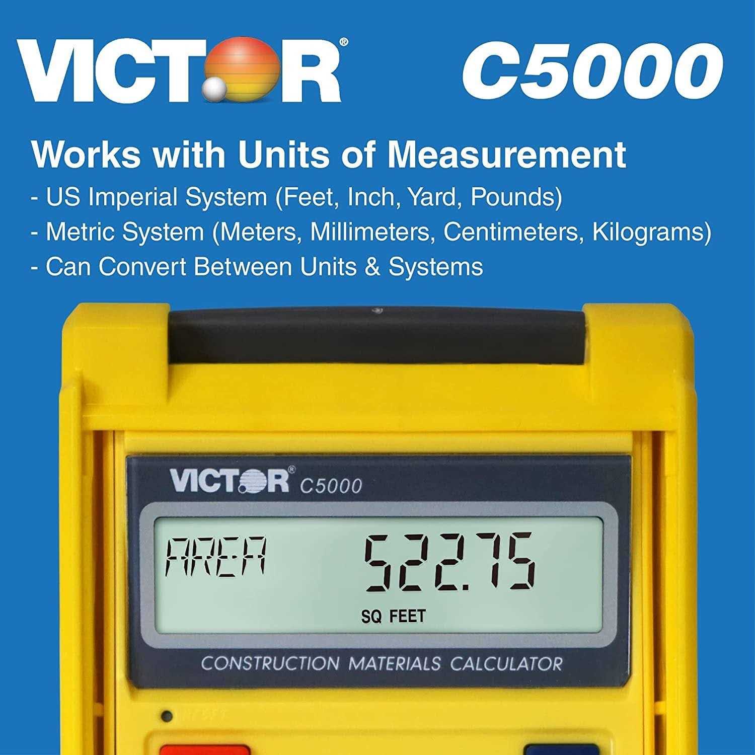 Victor C5000 Construction Materials Calculator