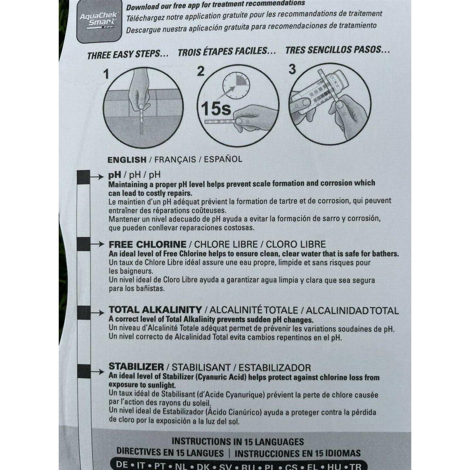 AquaChek Chlorine Test Strips