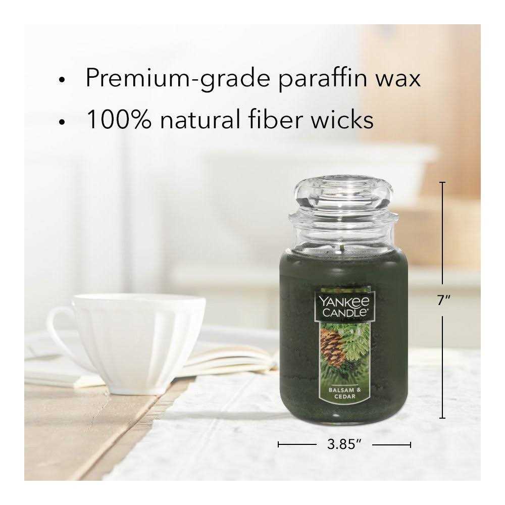 Yankee Candle Balsam & Cedar Large Jar Candle