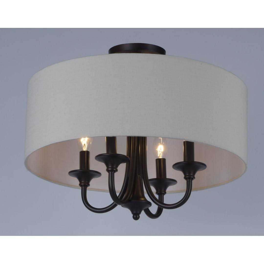 Alcott Hill® Somerville 4-Light Semi Flush Mount Fixture Finish