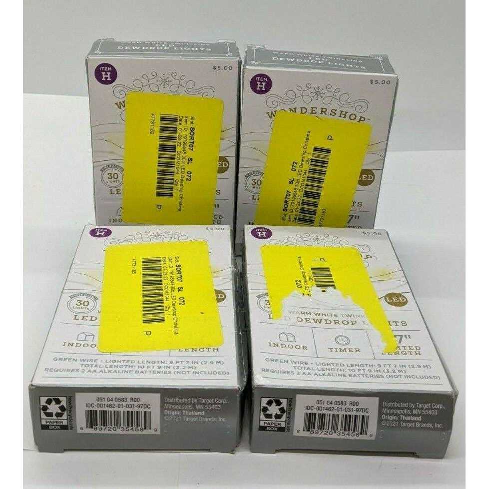 Wondershop 30ct Battery Operated LED Christmas Dewdrop Fairy String Lights Warm White with Silver Wire