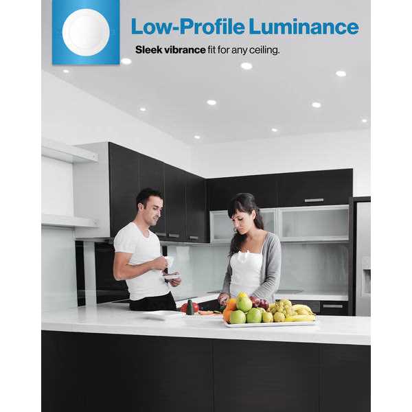 Sunco Lighting 16 Pack 6-Inch Slim Recessed Retrofit Dimmable LED Light 14W 2700K