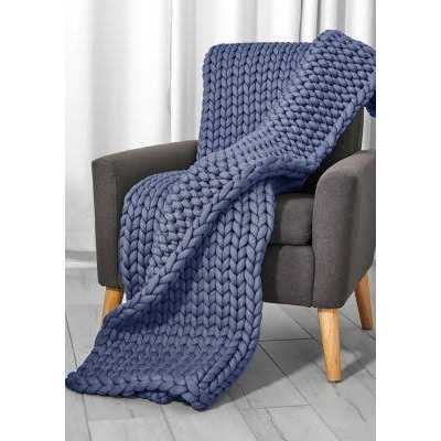 Tranquility 12-lbs. Chunky Knit Weighted Blanket