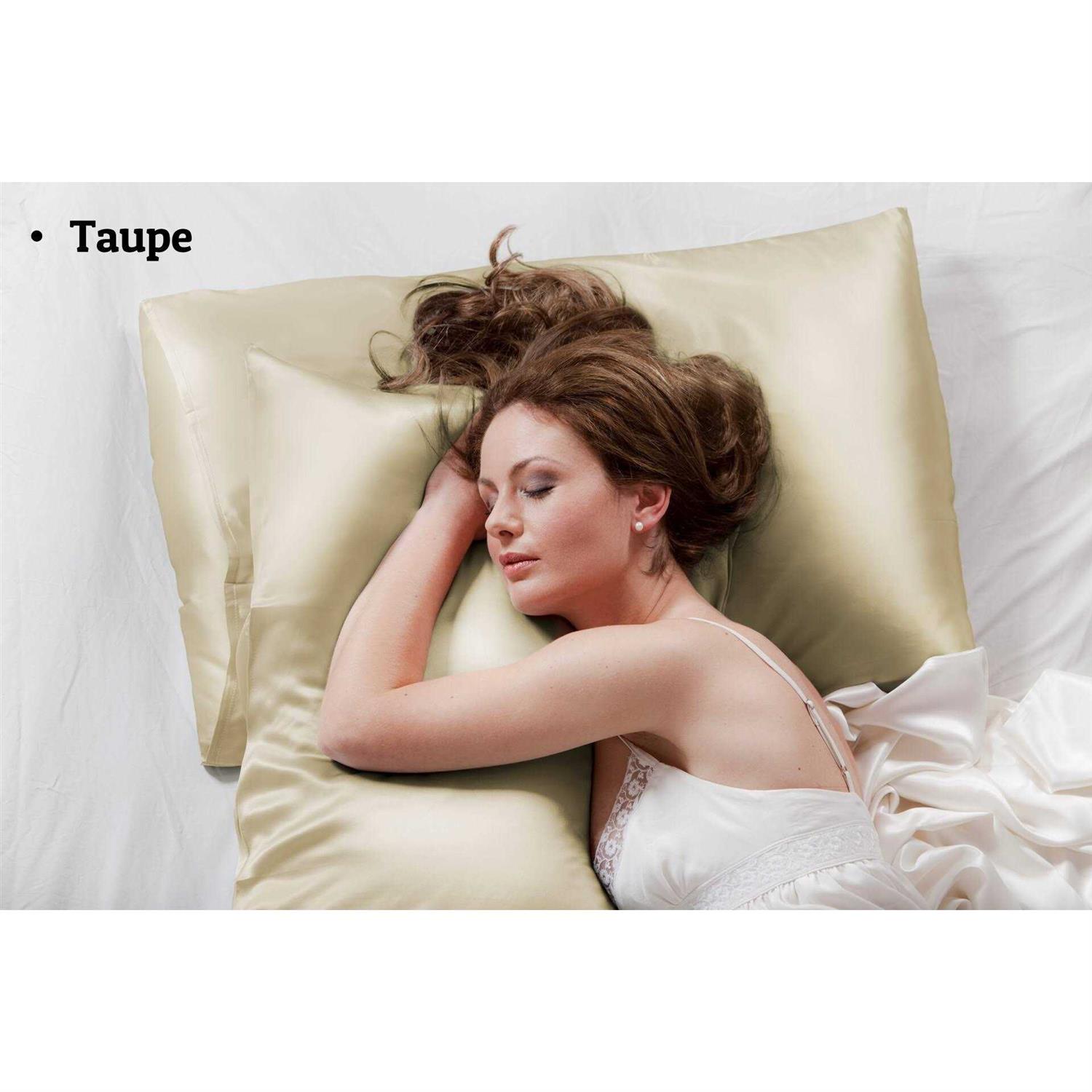 100% Mulberry Silk Pillowcase for Hair and Skin 16 Momme Pure Silk Pillow Case Cover