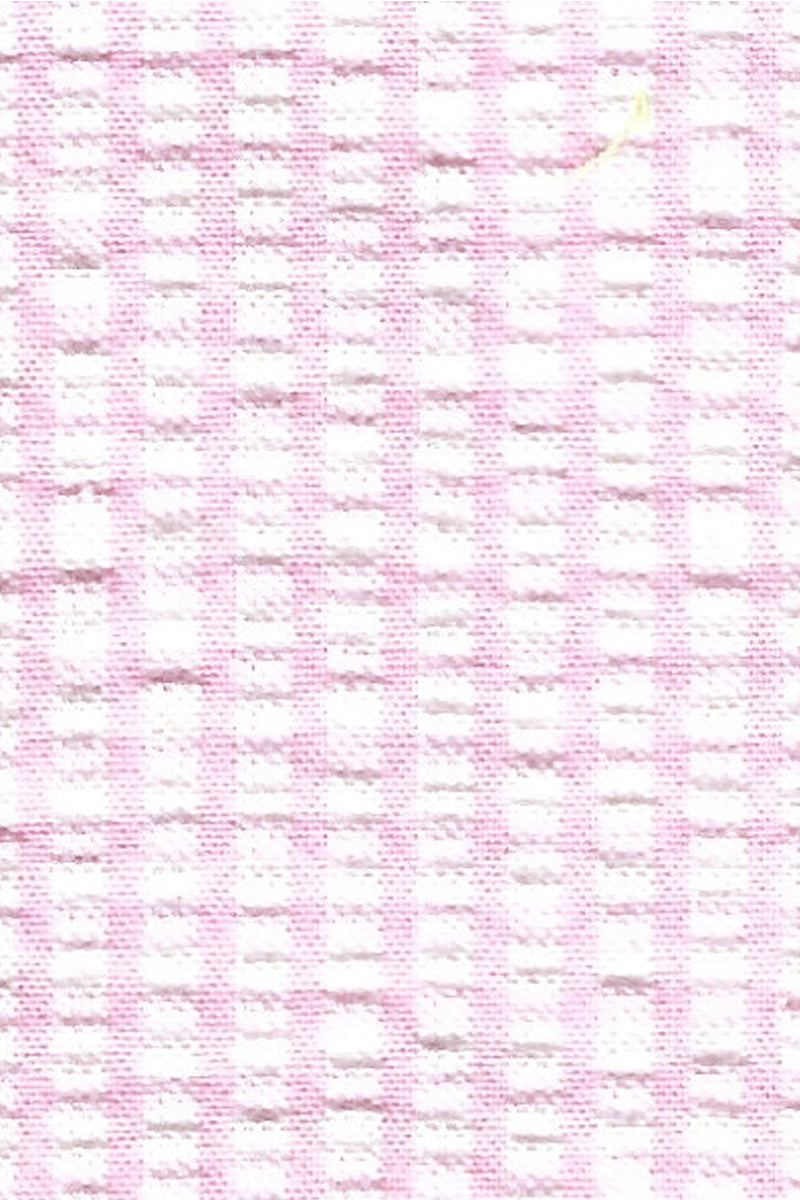 Men’s 2PC Summer Seersucker Modern Fit Suit in Pink Pinstripe