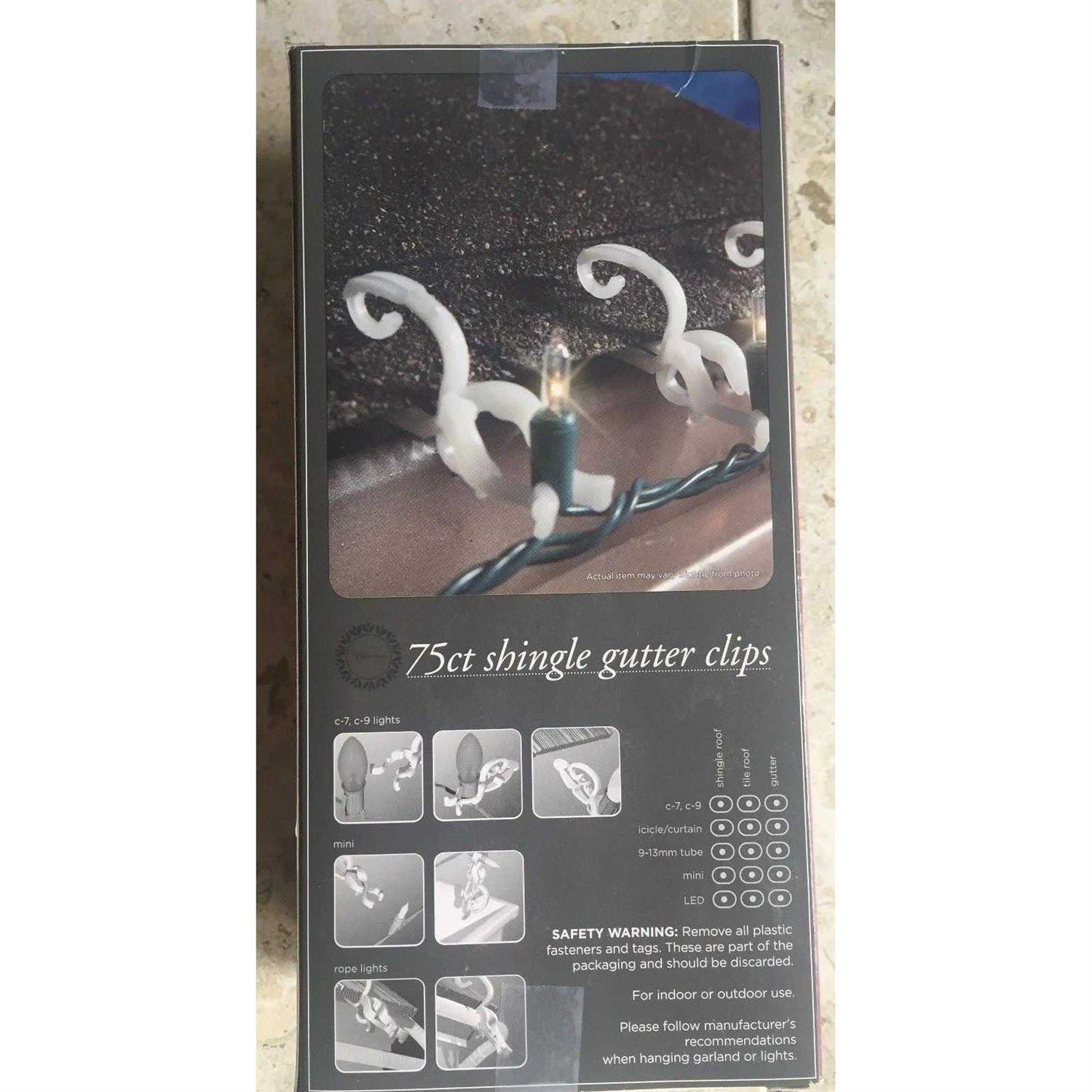 75 Count Holiday Clips Home Accents Holiday